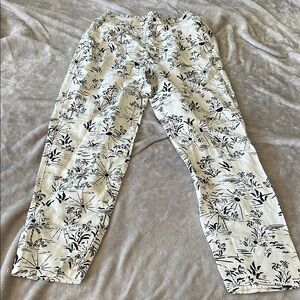 NWT free people linen blend tropical pant